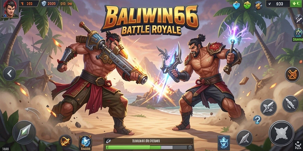 Tampilan menarik dari gameplay BALIWIN66 dengan pertarungan seru.