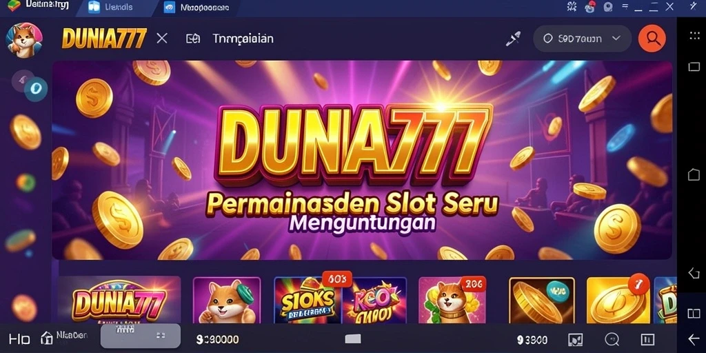 Gameplay Slot yang seru dan penuh warna di DUNIA777.