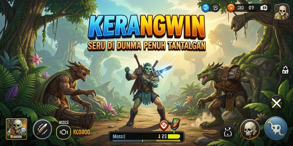 Menampilkan gameplay KERANGWIN yang seru dan menarik.