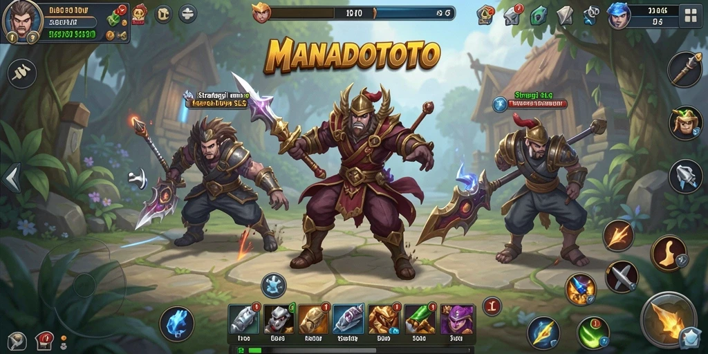 Tampilan gameplay seru dan mendebarkan di MANADOTOTO.