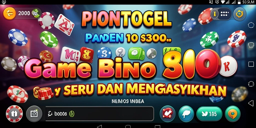 Screenshot gameplay PIONTOGEL yang mengasyikkan saat bermain Bingo.